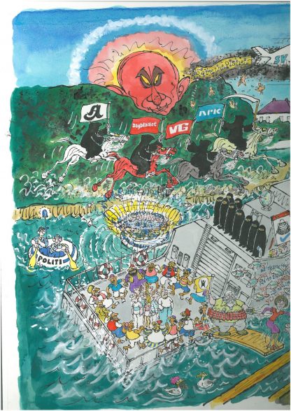 Document-plakat "pikene på broen - moderne utgave" - Bilde 2
