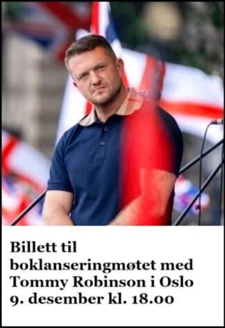Tommy Robinson - boklanseringsmøte 9. desember